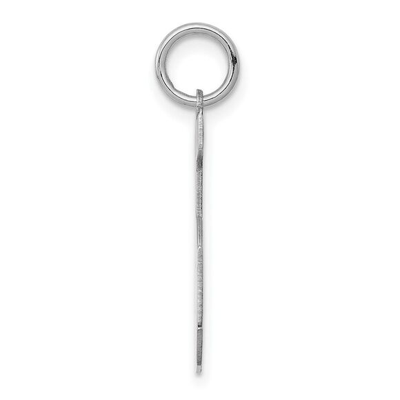 Sterling Silver, Athletic Collection, Large Polished Number 5 Pendant - Picture 2 of 5